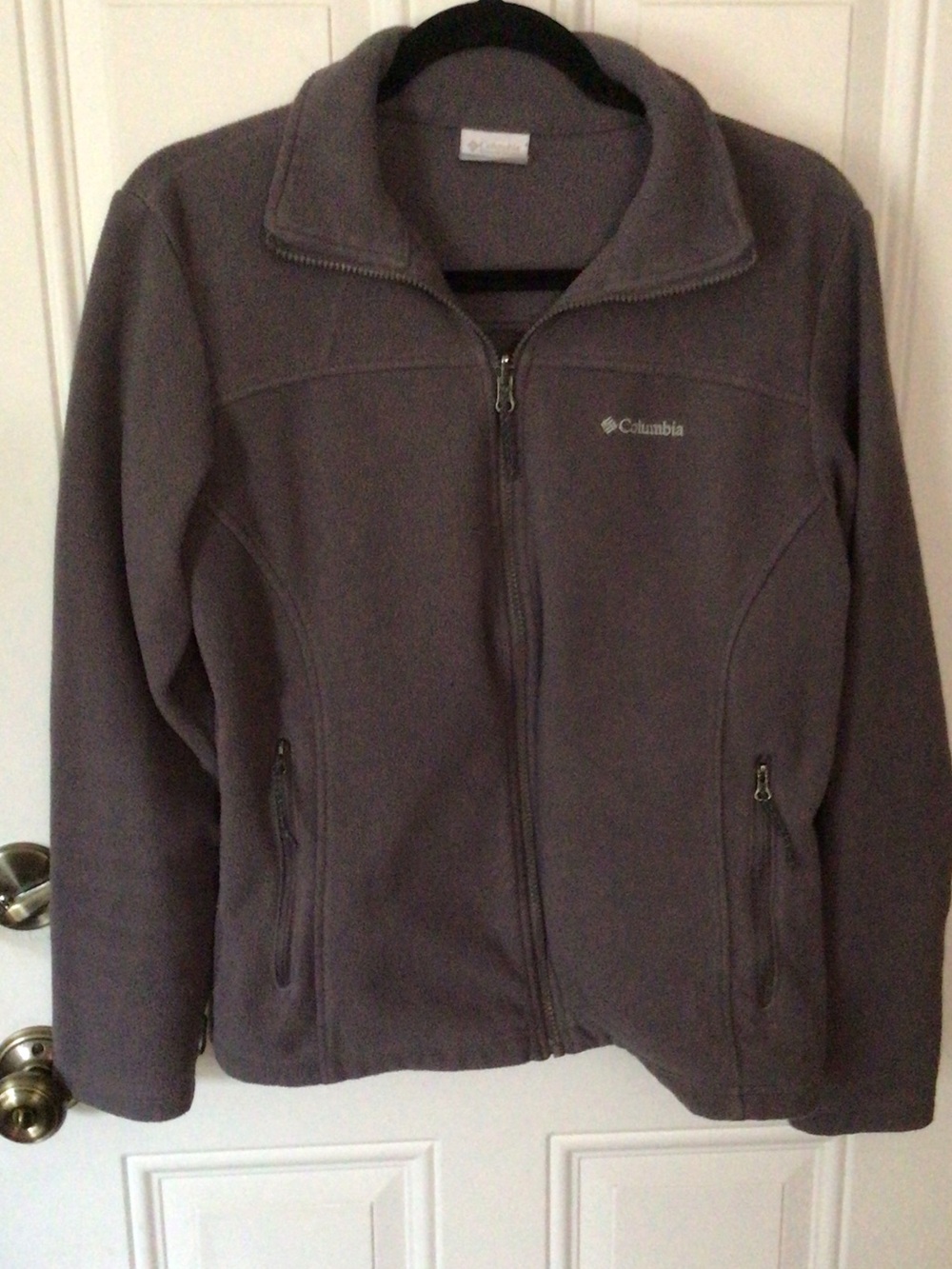 Columbia Gray Full-Zip Fleece Jacket